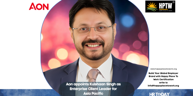 Aon appoints Kulshaan Singh as Enterprise Client Leader for Asia Pacific