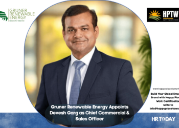 Gruner Renewable Energy Appoints Devesh Garg as Chief Commercial & Sales Officer