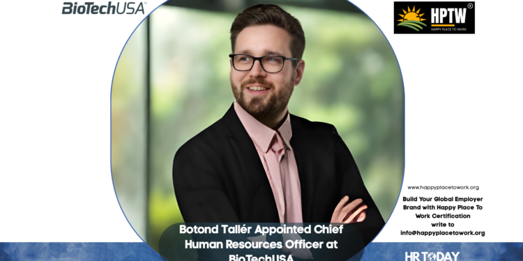 Botond Tallér Appointed Chief Human Resources Officer at BioTechUSA