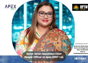 Ismat Jahan Appointed Chief People Officer at Apex DMIT Ltd.