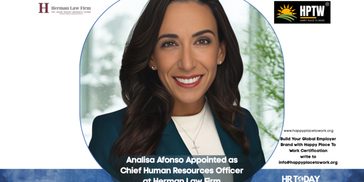 Analisa Afonso Appointed as Chief Human Resources Officer at Herman Law Firm
