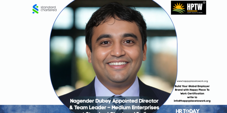 Nagender Dubey Appointed Director & Team Leader – Medium Enterprises at Standard Chartered India