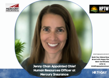 Jenny Chan Appointed Chief Human Resources Officer at Mercury Insurance