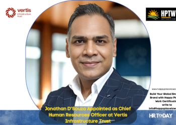 Jonathan D’Souza Appointed as Chief Human Resources Officer at Vertis Infrastructure Trust