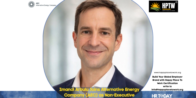 Imanol Arbulu Joins Alternative Energy Company (AEC) as Non-Executive Director and Board Member