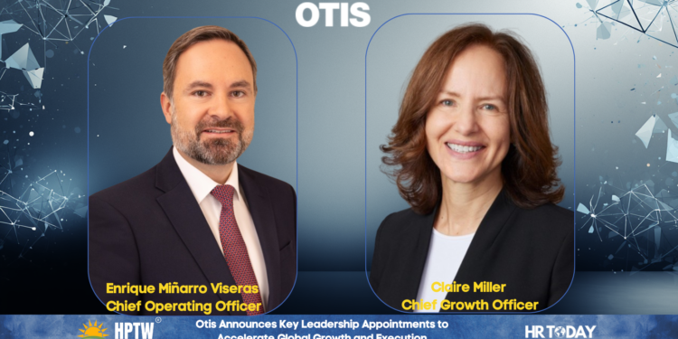 Otis Announces Key Leadership Appointments to Accelerate Global Growth and Execution