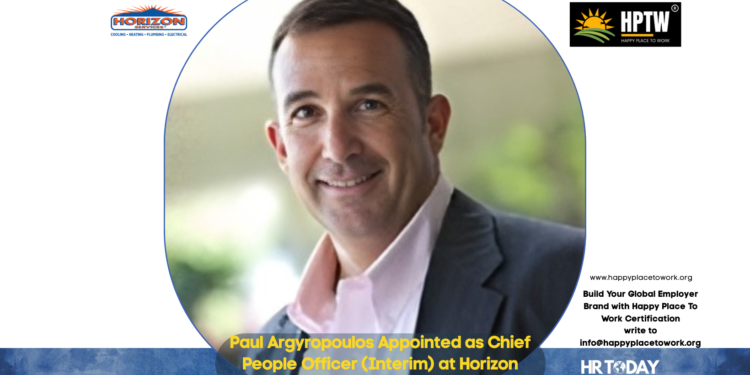 Paul Argyropoulos Appointed as Chief People Officer (Interim) at Horizon Services, LLC.