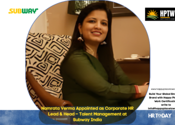 Namrata Verma Appointed as Corporate HR Lead & Head – Talent Management at Subway India
