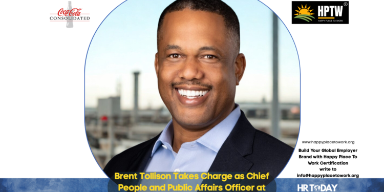 Brent Tollison Takes Charge as Chief People and Public Affairs Officer at Coca-Cola Consolidated