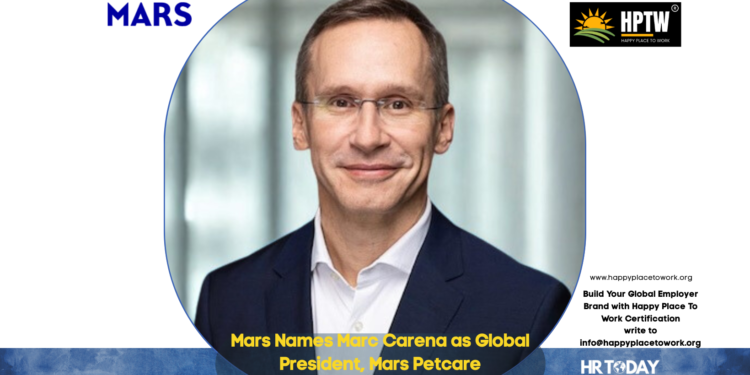 Mars Names Marc Carena as Global President, Mars Petcare