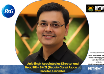 Anit Singh Appointed as Director and Head HR – SK-II (Beauty Care) Japan at Procter & Gamble