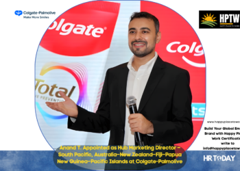 Anand T. Appointed as Hub Marketing Director – South Pacific, Australia–New Zealand–Fiji–Papua New Guinea–Pacific Islands at Colgate-Palmolive