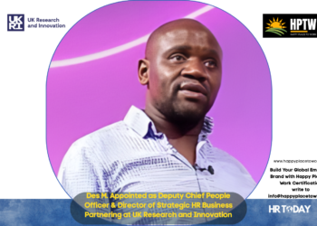 Des M. Appointed as Deputy Chief People Officer & Director of Strategic HR Business Partnering at UK Research and Innovation