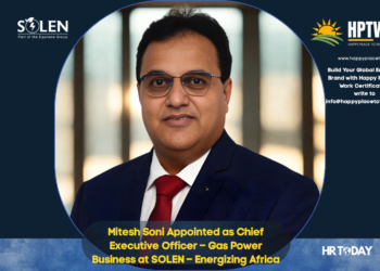 Mitesh Soni Appointed as Chief Executive Officer – Gas Power Business at SOLEN – Energizing Africa