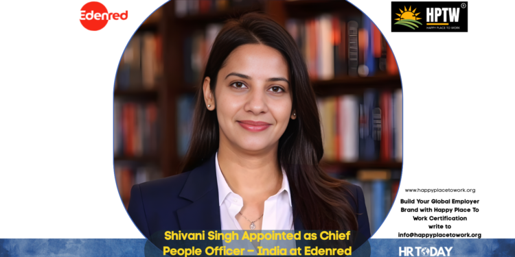 Shivani Singh Appointed as Chief People Officer – India at Edenred