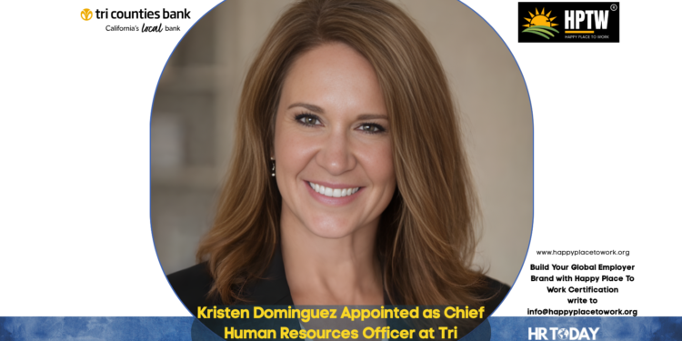 Kristen Dominguez Appointed as Chief Human Resources Officer at Tri Counties Bank