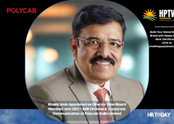 Shashi Amin Appointed as Director (Non-Board Member) and CEO – B2B Channel & Corporate Communication at Polycab India Limited