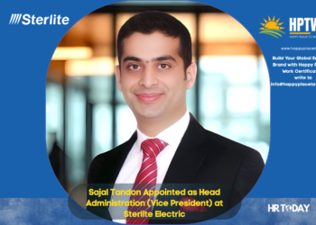Sajal Tandon Appointed as Head Administration (Vice President) at Sterlite Electric