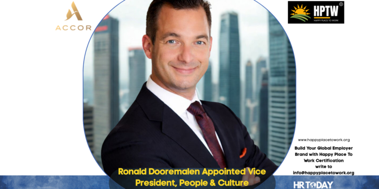 Ronald Dooremalen Appointed Vice President, People & Culture Operations, Asia at Accor