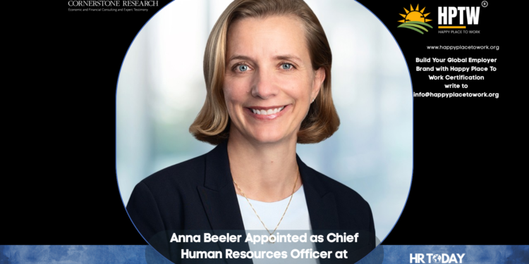 Anna Beeler Appointed as Chief Human Resources Officer at Cornerstone Research