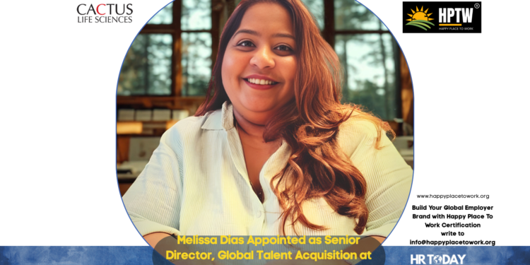 Melissa Dias Appointed as Senior Director, Global Talent Acquisition at Cactus Life Sciences