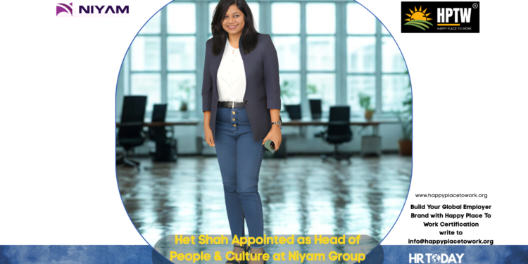 Het Shah Appointed as Head of People & Culture at Niyam Group