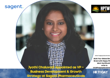 Jyothi Chaluvadi Appointed as VP – Business Development & Growth Strategy at Sagent Pharmaceuticals
