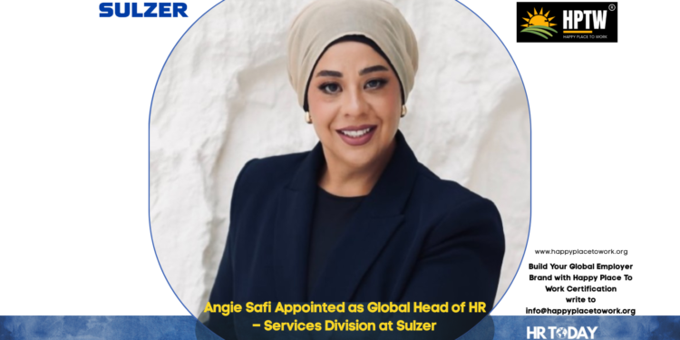 Angie Safi Appointed as Global Head of HR – Services Division at Sulzer