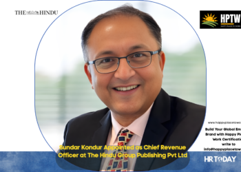 Sundar Kondur Appointed as Chief Revenue Officer at The Hindu Group Publishing Pvt Ltd
