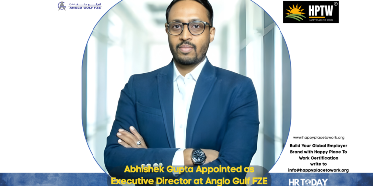 Abhishek Gupta Appointed as Executive Director at Anglo Gulf FZE