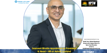 Jasmeet Bhatia Appointed as President & Head – HR at Ashok Leyland
