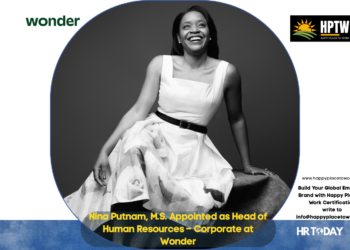 Nina Putnam, M.S. Appointed as Head of Human Resources – Corporate at Wonder