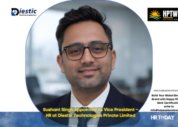 Sushant Singh Appointed as Vice President – HR at Diestic Technologies Private Limited