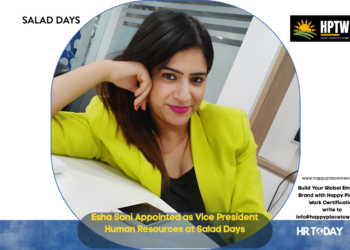 Esha Soni Appointed as Vice President Human Resources at Salad Days