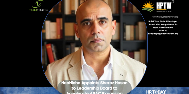 NeoNiche Appoints Sheraz Hasan to Leadership Board to Accelerate APAC Expansion