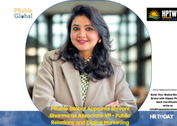 PRable Global Appoints Shivani Sharma as Associate VP - Public Relations and Digital Marketing
