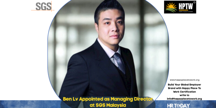 Ben Lv Appointed as Managing Director at SGS Malaysia