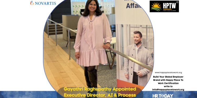 Gayathri Raghupathy Appointed Executive Director, AI & Process Excellence, US Medical at Novartis