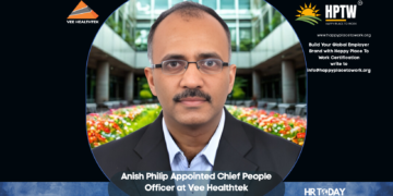 Anish Philip Appointed Chief People Officer at Vee Healthtek