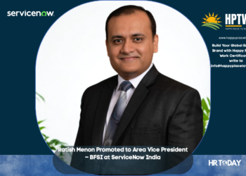 Ratish Menon Promoted to Area Vice President – BFSI at ServiceNow India