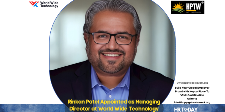 Rinkan Patel Appointed as Managing Director at World Wide Technology