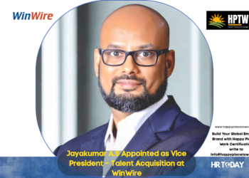 Jayakumar A.S Appointed as Vice President – Talent Acquisition at WinWire