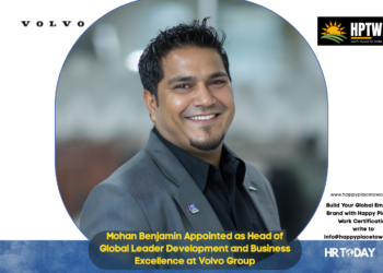 Mohan Benjamin Appointed as Head of Global Leader Development and Business Excellence at Volvo Group