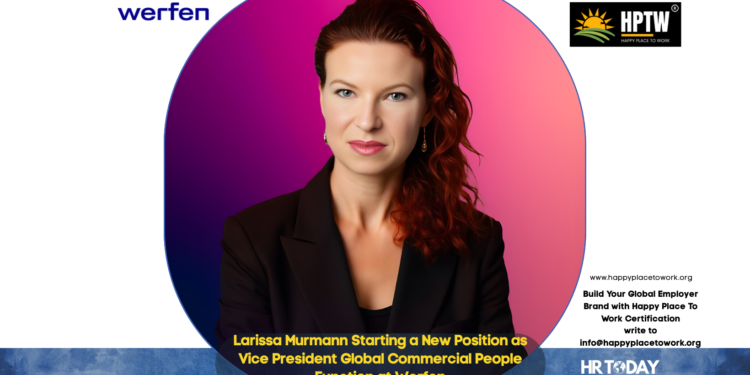 Larissa Murmann Starting a New Position as Vice President Global Commercial People Function at Werfen