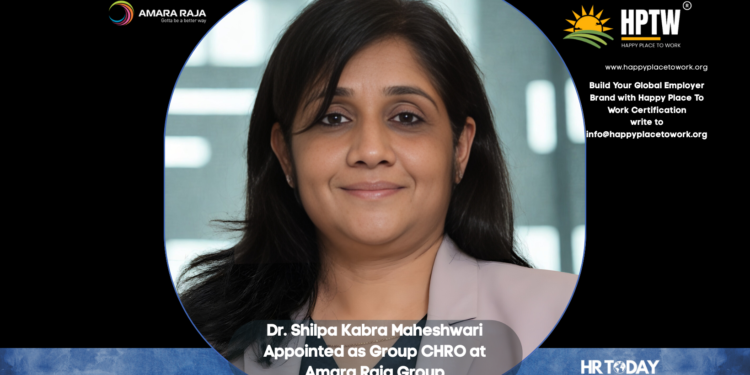 Dr. Shilpa Kabra Maheshwari Appointed as Group CHRO at Amara Raja Group