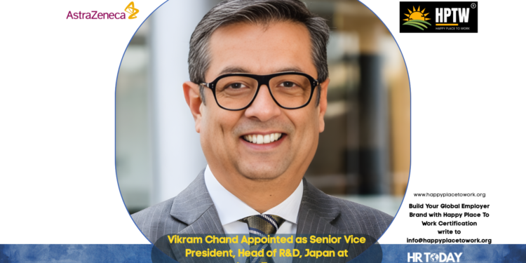 Vikram Chand Appointed as Senior Vice President, Head of R&D, Japan at AstraZeneca