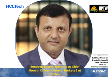 Sandeep Saxena Elevated as Chief Growth Officer – Growth Markets 2 at HCLTech
