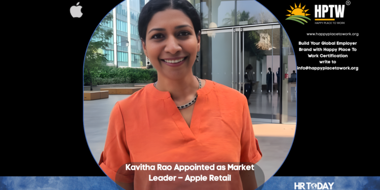 Kavitha Rao Appointed as Market Leader – Apple Retail