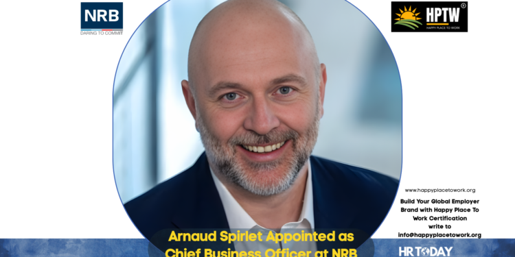 Arnaud Spirlet Appointed as Chief Business Officer at NRB