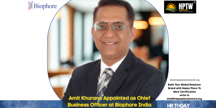 Amit Khurana Appointed as Chief Business Officer at Biophore India Pharmaceuticals Pvt. Ltd.